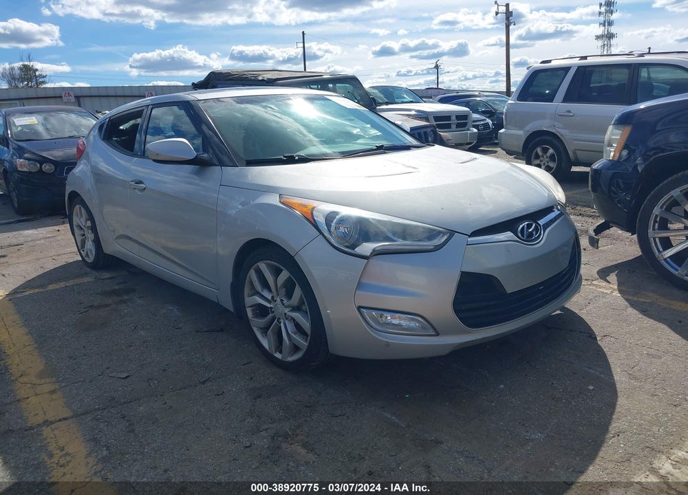 2013 HYUNDAI VELOSTER BASE W/BLACK VIN: KMHTC6ADXDU116938