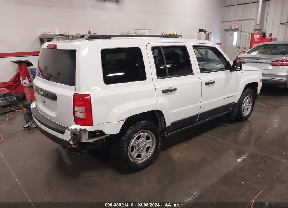 2014 JEEP PATRIOT VIN: 1C4NJRBBXED639539