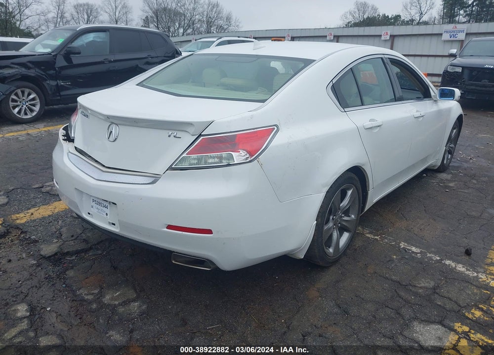 2012 ACURA TL 3.5 VIN: 19UUA8F70CA004180