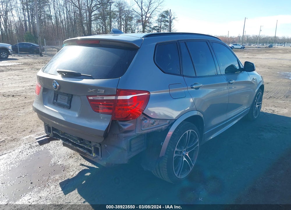 2015 BMW X3 XDRIVE28I VIN: 5UXWX9C52F0D47888