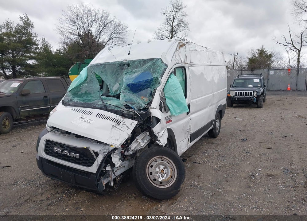 2019 RAM PROMASTER 2500 HIGH ROOF 136 WB VIN: 3C6TRVCG0KE541074