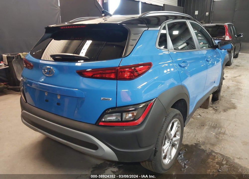 2022 HYUNDAI KONA SEL VIN: KM8K6CAB5NU902146