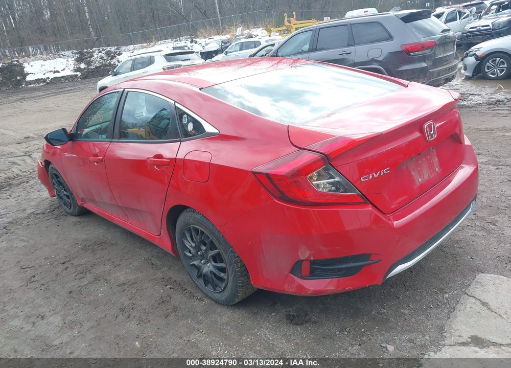2019 HONDA CIVIC LX VIN: 2HGFC2F65KH559066