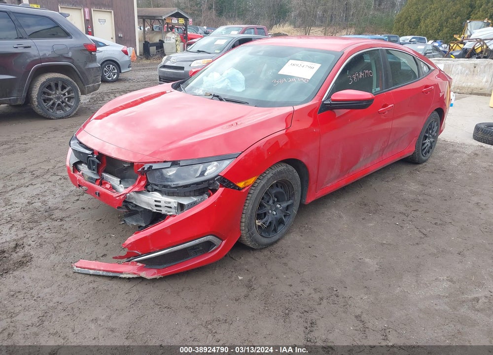 2019 HONDA CIVIC LX VIN: 2HGFC2F65KH559066