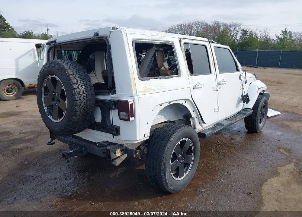 2012 JEEP WRANGLER UNLIMITED SAHARA VIN: 1C4BJWEG4CL248897