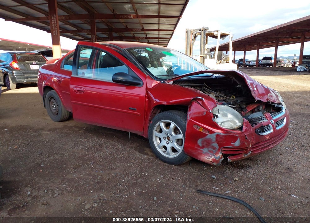 2005 DODGE NEON SXT VIN: 1B3ES56C95D143075