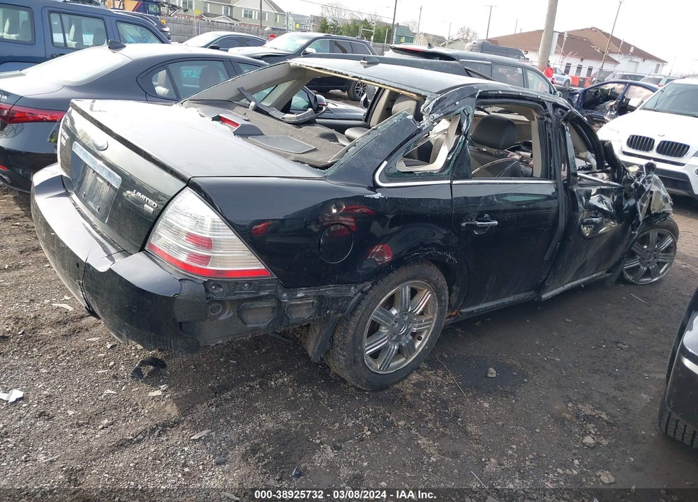 2008 FORD TAURUS LIMITED VIN: 1FAHP28W68G162887