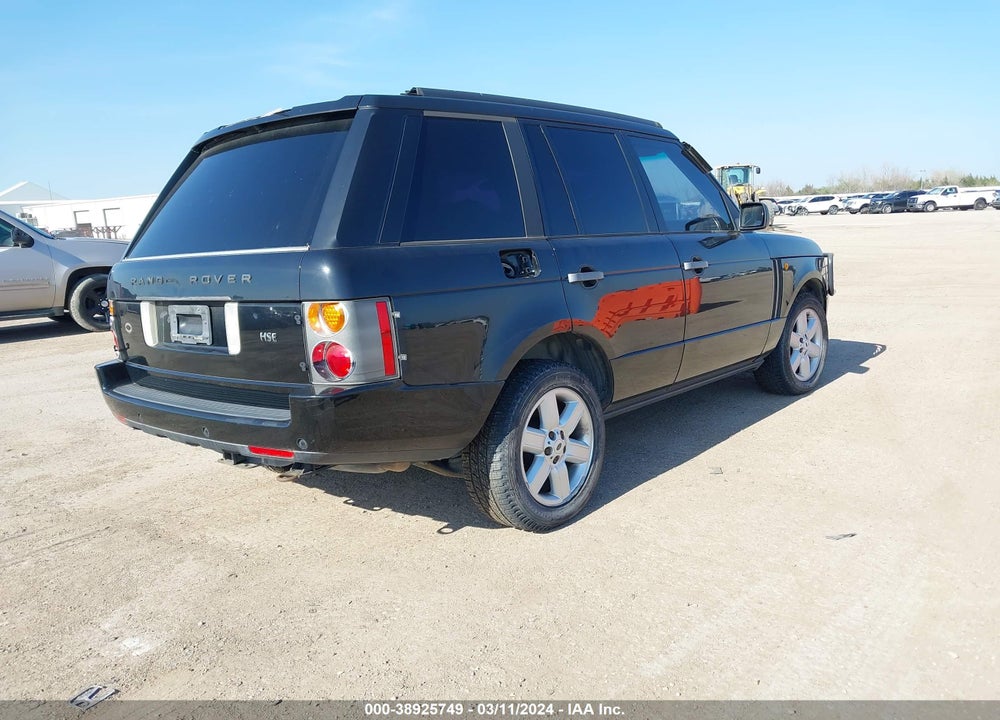 2004 LAND ROVER RANGE ROVER HSE VIN: SALME11474A143224