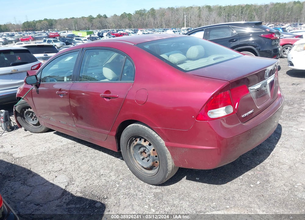 2011 HONDA CIVIC LX VIN: 2HGFA1F53BH506020