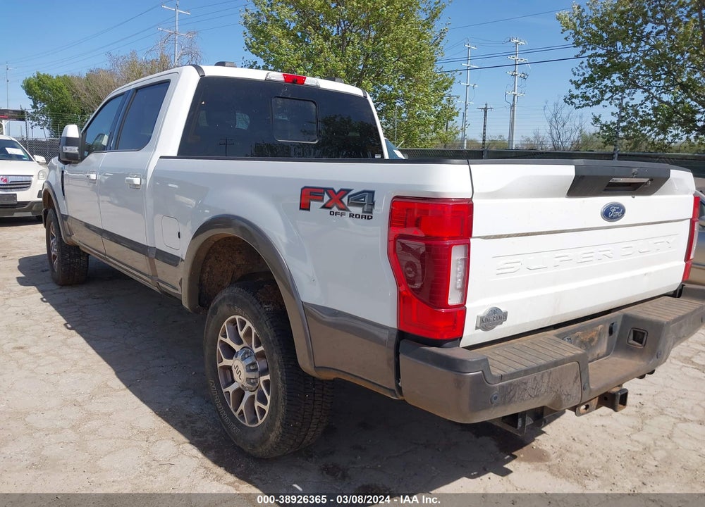 2021 FORD F-250 KING RANCH VIN: 1FT7W2BN0MED79057