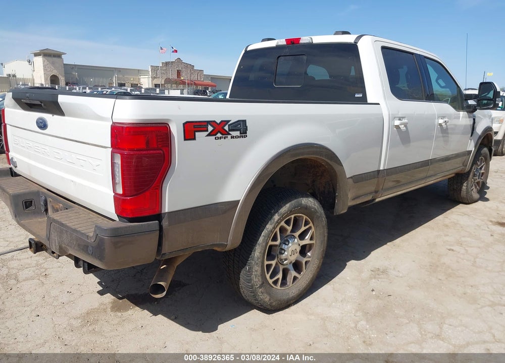 2021 FORD F-250 KING RANCH VIN: 1FT7W2BN0MED79057