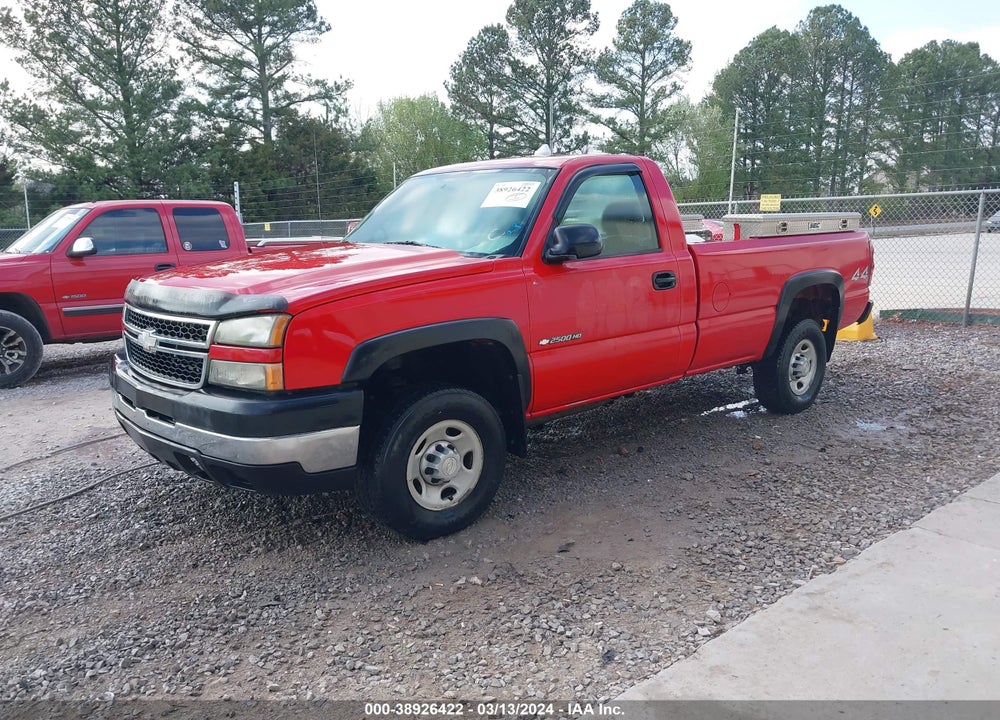 2006 CHEVROLET SILVERADO 2500HD WORK TRUCK VIN: 1GCHK24U16E213315