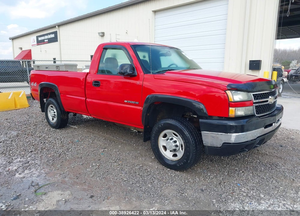 2006 CHEVROLET SILVERADO 2500HD WORK TRUCK VIN: 1GCHK24U16E213315