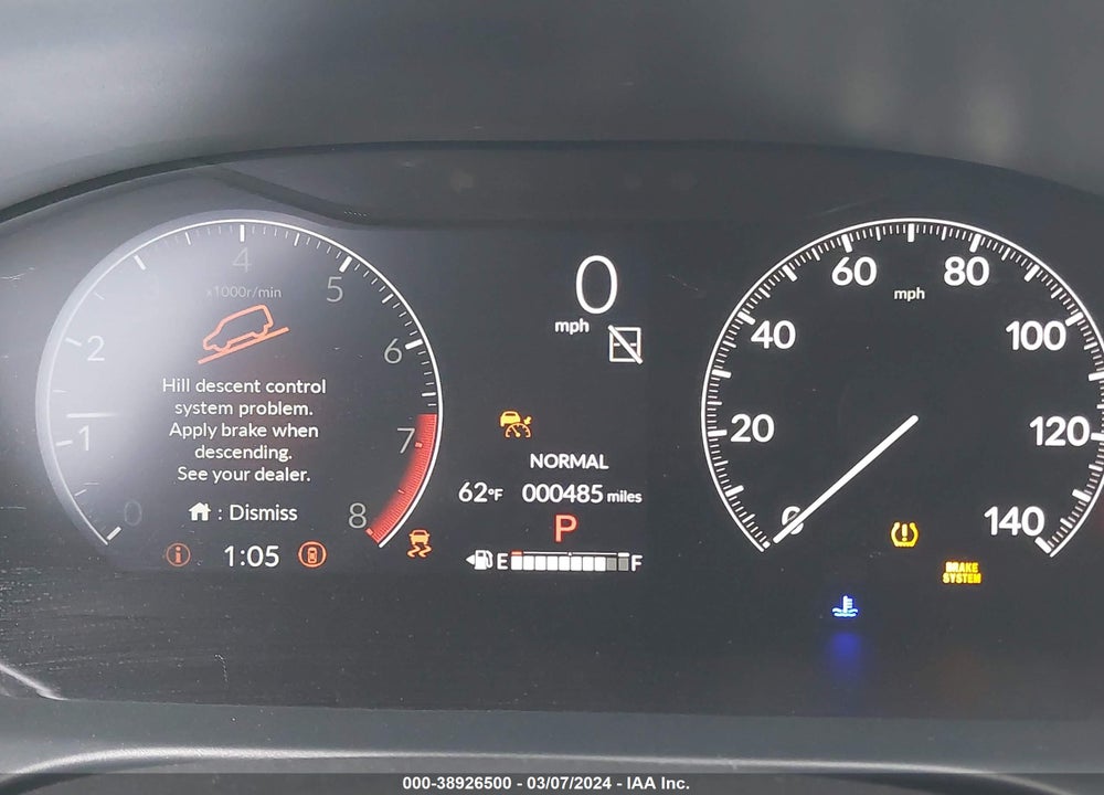 2024 HONDA HR-V AWD SPORT/AWD SPORT W/O BSI VIN: 3CZRZ2H57RM726578