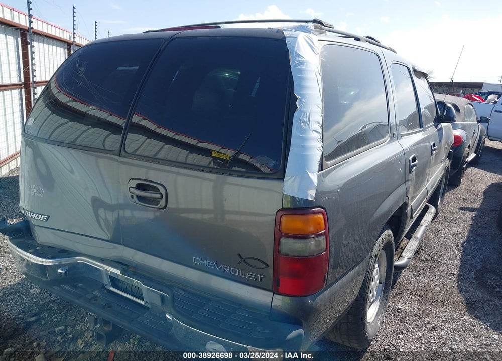 2000 CHEVROLET TAHOE ALL NEW LT VIN: 1GNEK13T5YJ107747