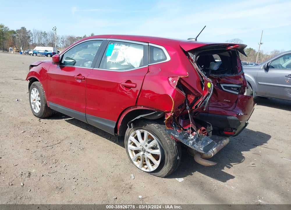 2021 NISSAN ROGUE SPORT S AWD XTRONIC CVT VIN: JN1BJ1AW6MW425095
