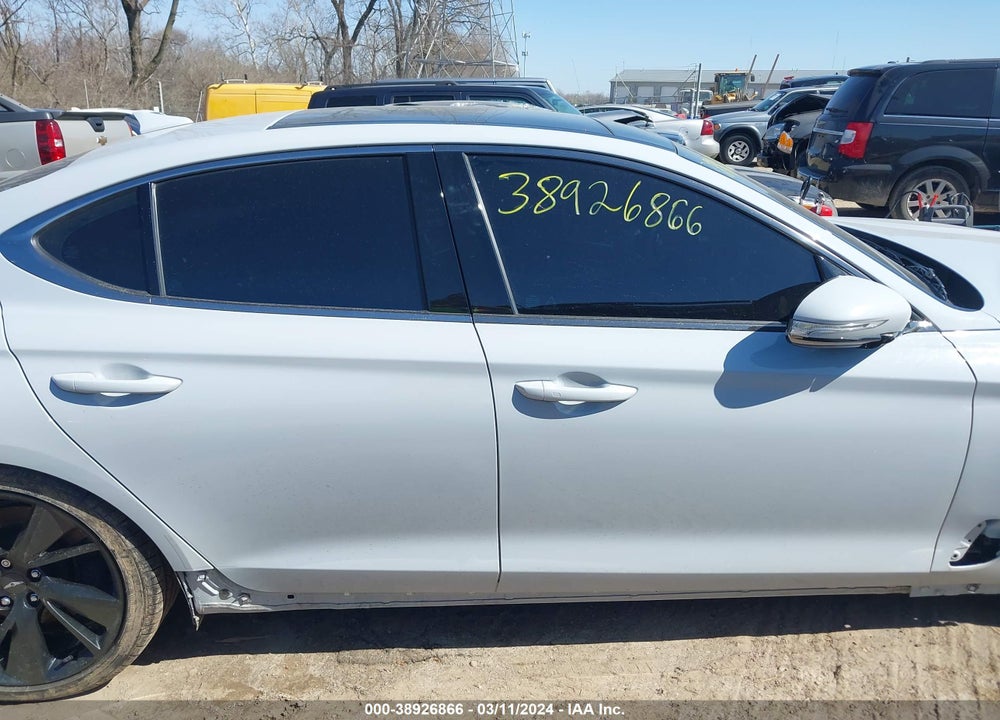 2022 GENESIS G70 3.3T AWD VIN: KMTG54TE3NU092091