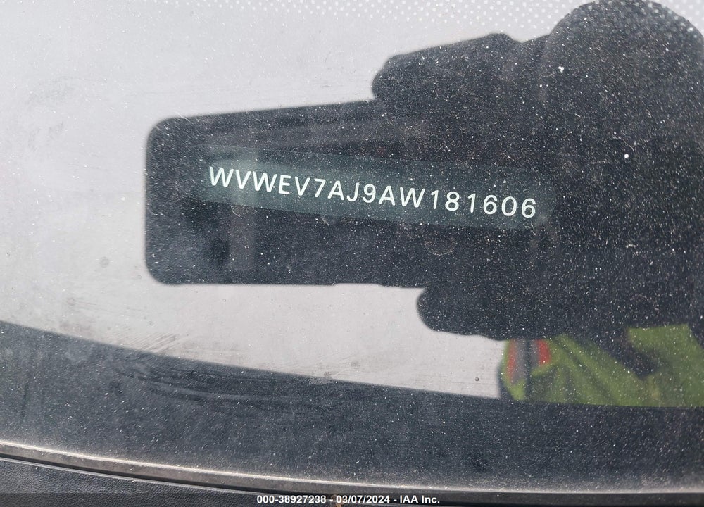 2010 VOLKSWAGEN GTI 2-DOOR VIN: WVWEV7AJ9AW181606