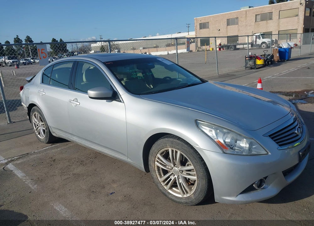 2012 INFINITI G25 JOURNEY VIN: JN1DV6AP6CM700686