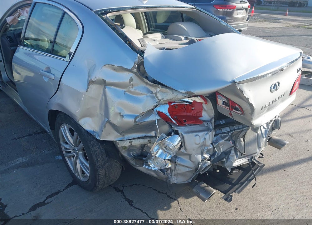2012 INFINITI G25 JOURNEY VIN: JN1DV6AP6CM700686