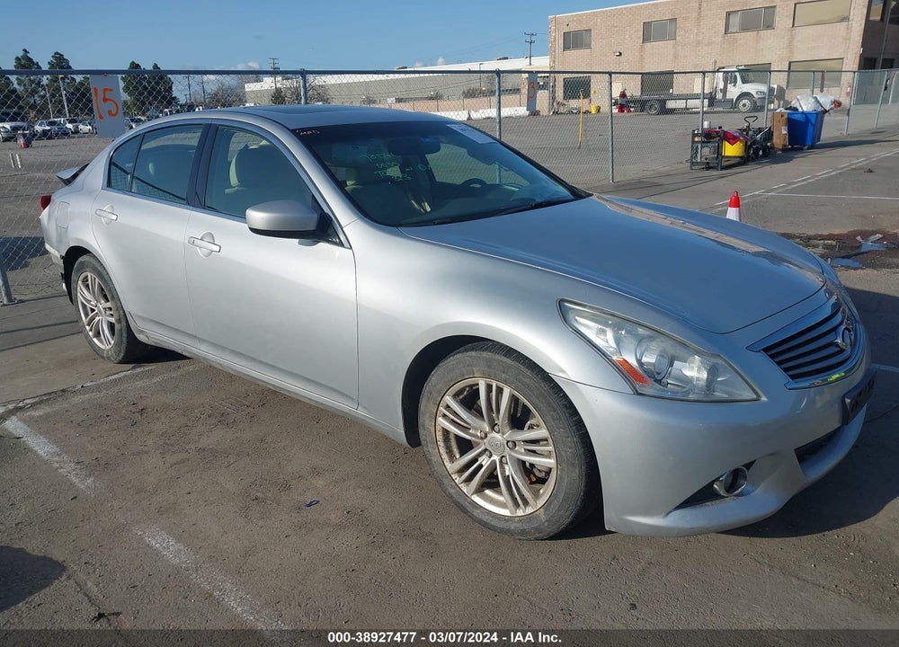 2012 INFINITI G25 JOURNEY VIN: JN1DV6AP6CM700686
