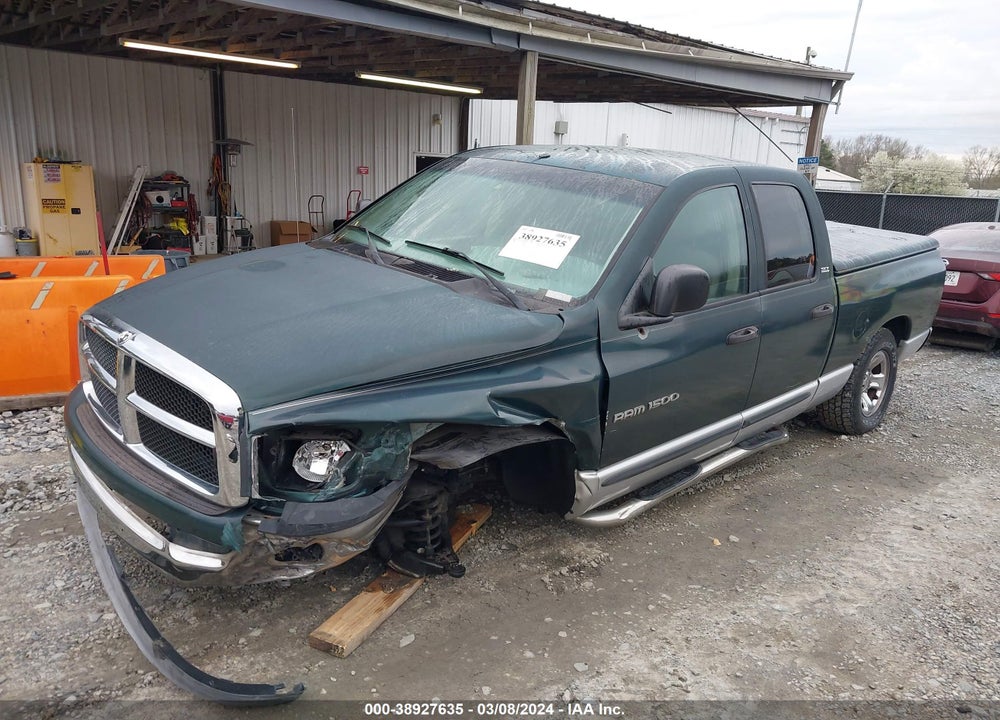 2002 DODGE RAM 1500 ST VIN: 3D7HA18N42G202205