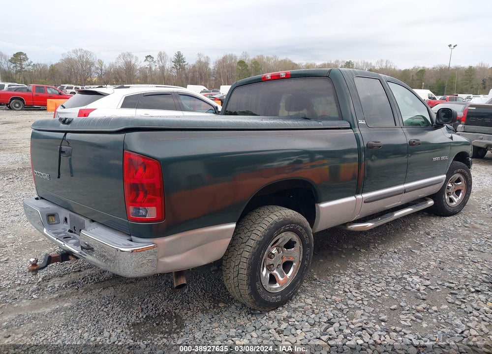 2002 DODGE RAM 1500 ST VIN: 3D7HA18N42G202205