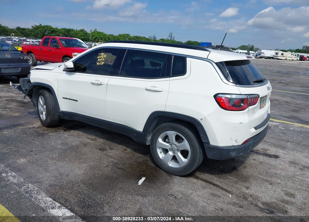 2019 JEEP COMPASS LATITUDE FWD VIN: 3C4NJCBBXKT655095