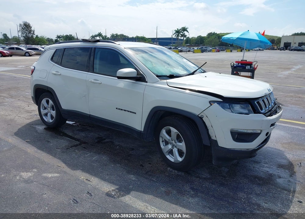 2019 JEEP COMPASS LATITUDE FWD VIN: 3C4NJCBBXKT655095
