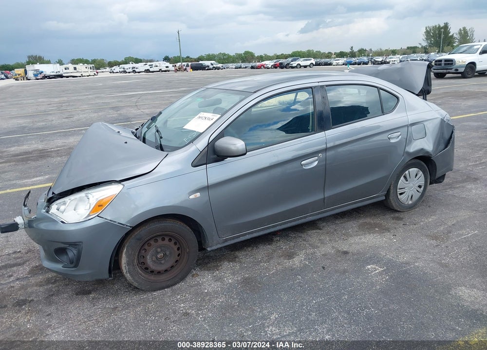 2019 MITSUBISHI MIRAGE G4 ES VIN: ML32F3FJ1KHF00994