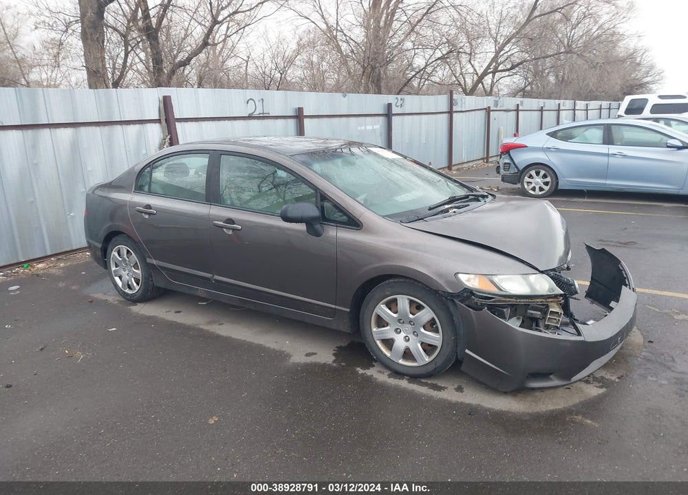 2010 HONDA CIVIC LX VIN: 19XFA1F54AE018610