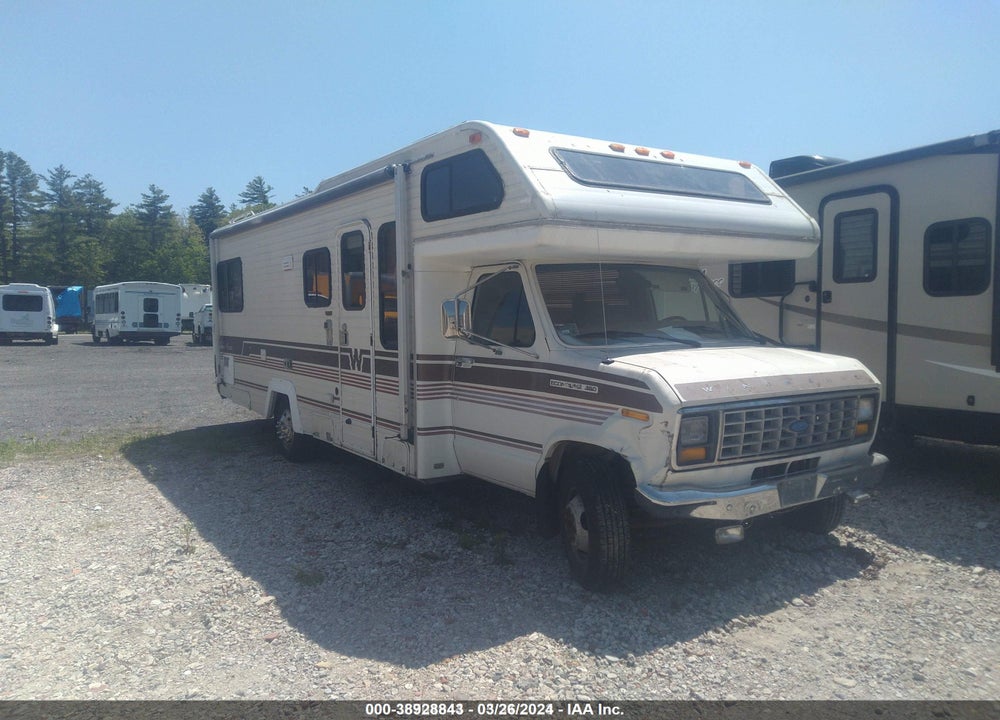 1986 FORD ECONOLINE E350 CUTAWAY VAN VIN: 1FDKE30L0GHC16413
