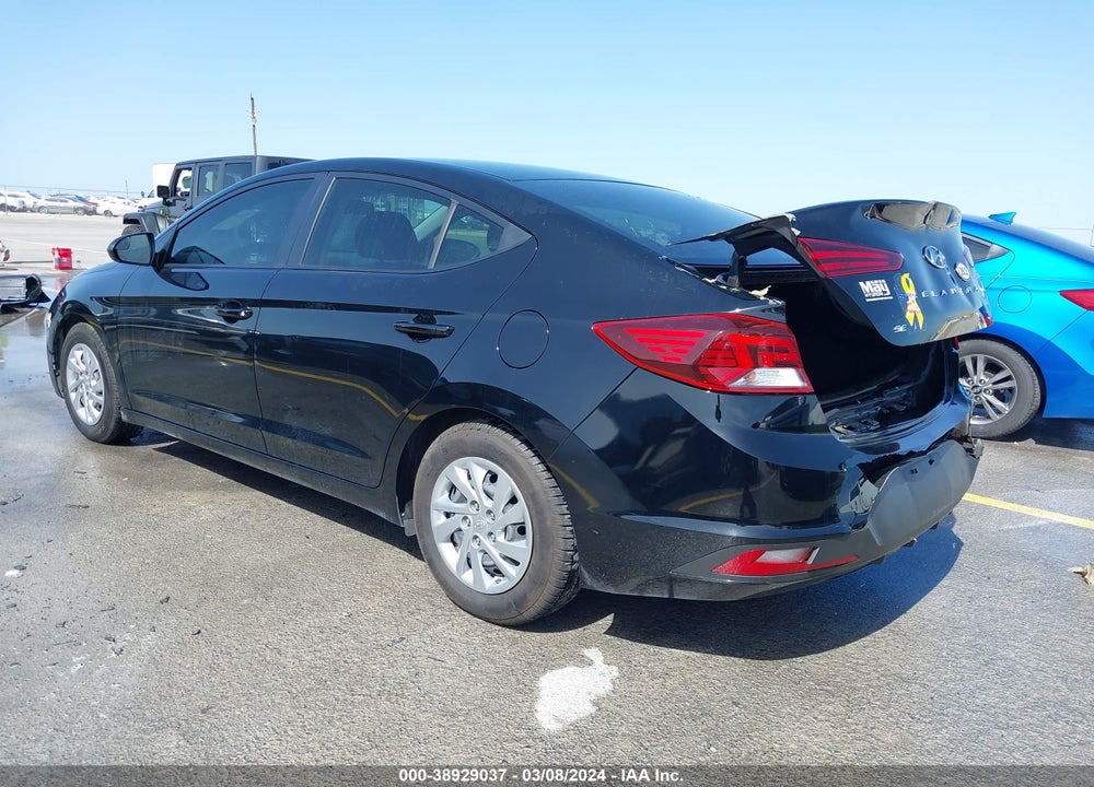 2019 HYUNDAI ELANTRA SE VIN: KMHD74LF0KU760084