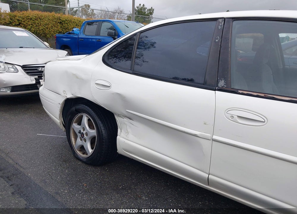 2002 PONTIAC GRAND PRIX SE VIN: 1G2WK52JX2F249837