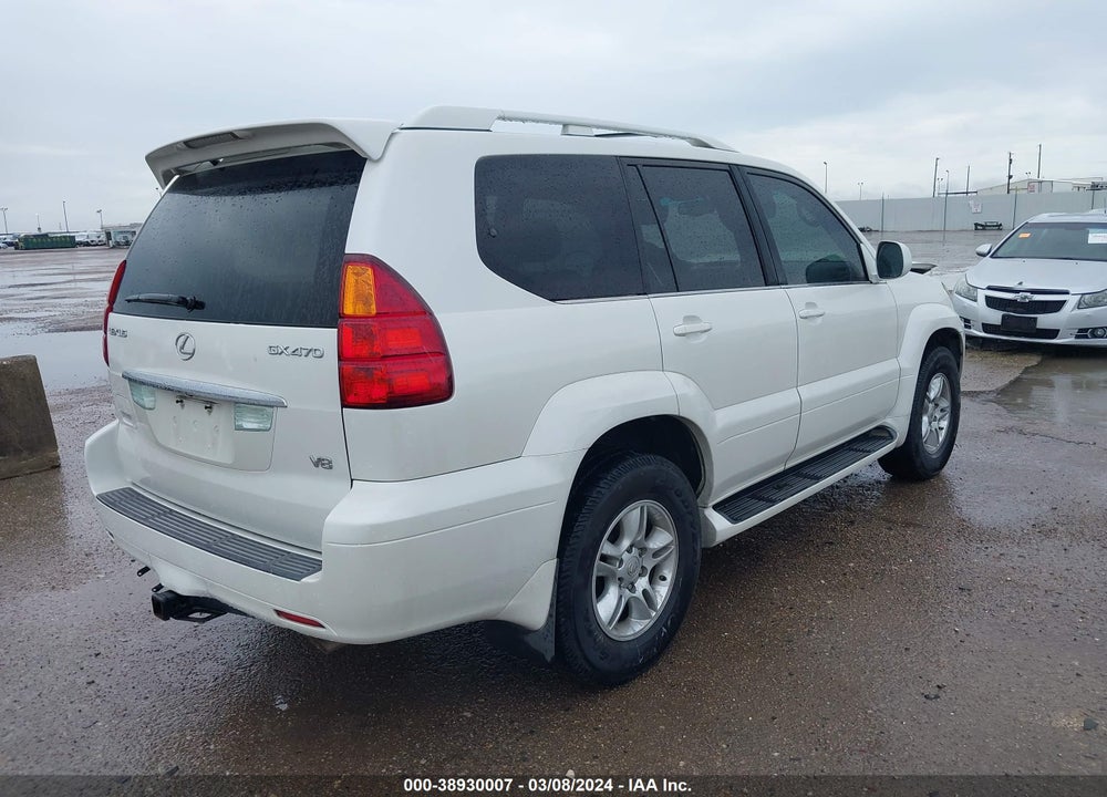 2005 LEXUS GX 470 VIN: JTJBT20X150070460