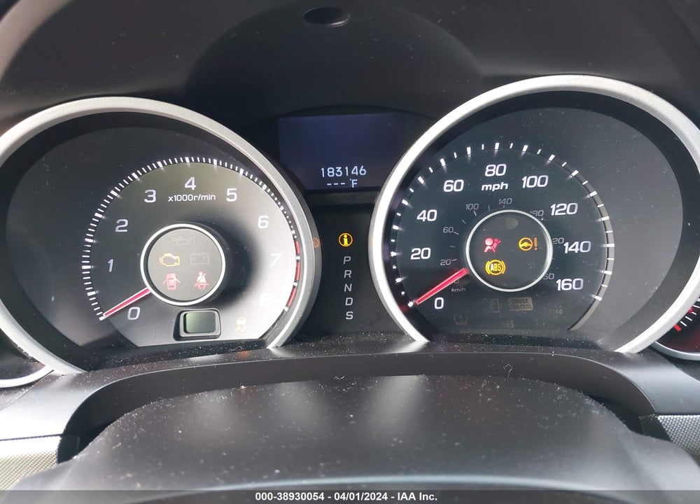 2012 ACURA TL VIN: 19UUA8F27CA013401