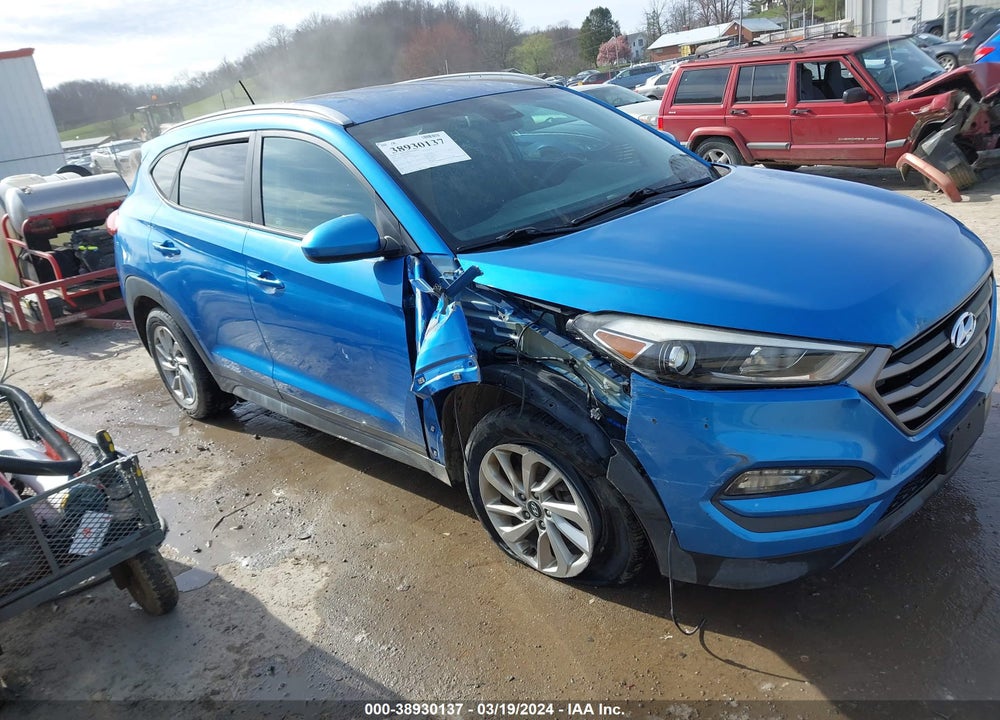 2016 HYUNDAI TUCSON SE VIN: KM8J3CA40GU228321