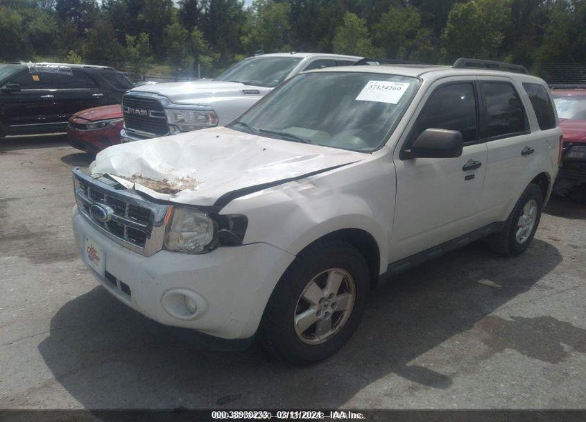 2011 FORD ESCAPE XLT VIN: 1FMCU0D73BKC30949