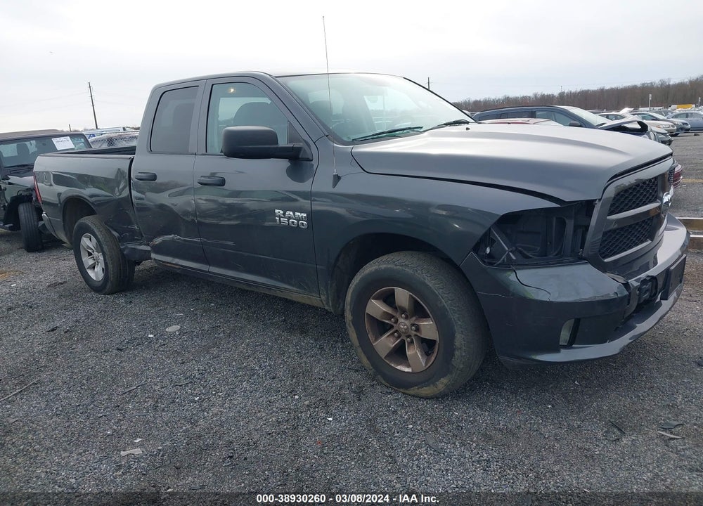 2017 RAM 1500 EXPRESS QUAD CAB 4X4 6'4 BOX VIN: 1C6RR7FGXHS838537