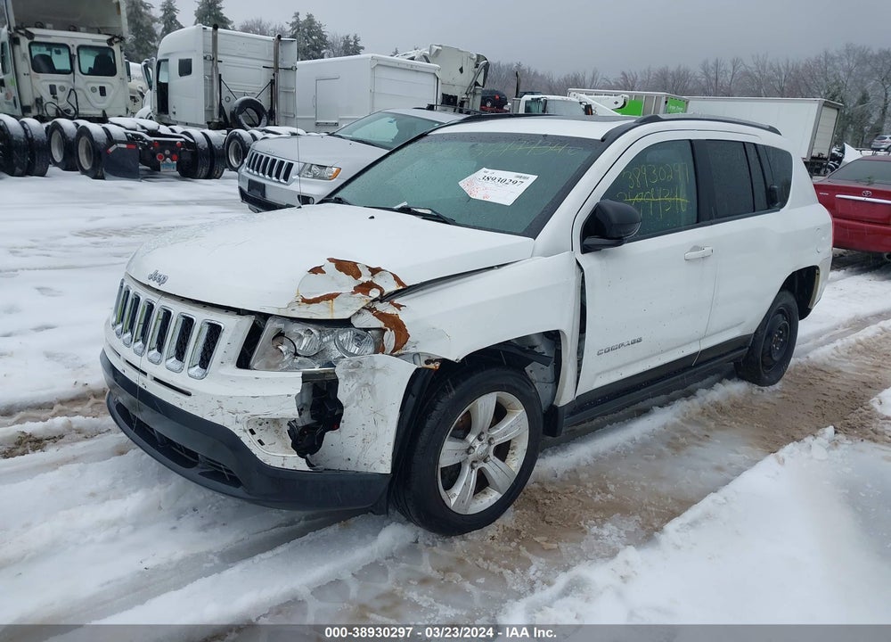 2012 JEEP COMPASS LATITUDE VIN: 1C4NJDEB5CD563563