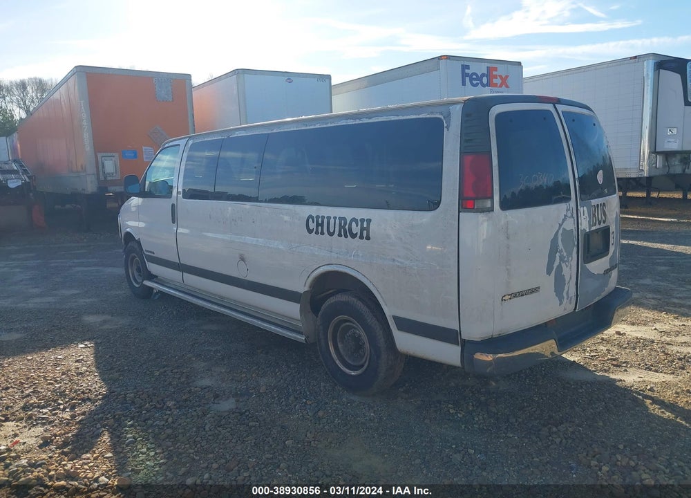 1999 CHEVROLET EXPRESS VIN: 1GAHG39R5X1092785