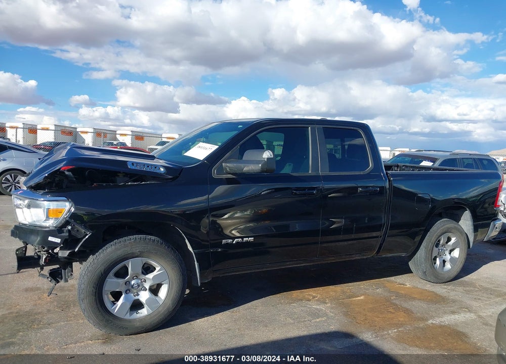 2022 RAM 1500 BIG HORN QUAD CAB 4X2 6'4 BOX VIN: 1C6RREBT4NN126848