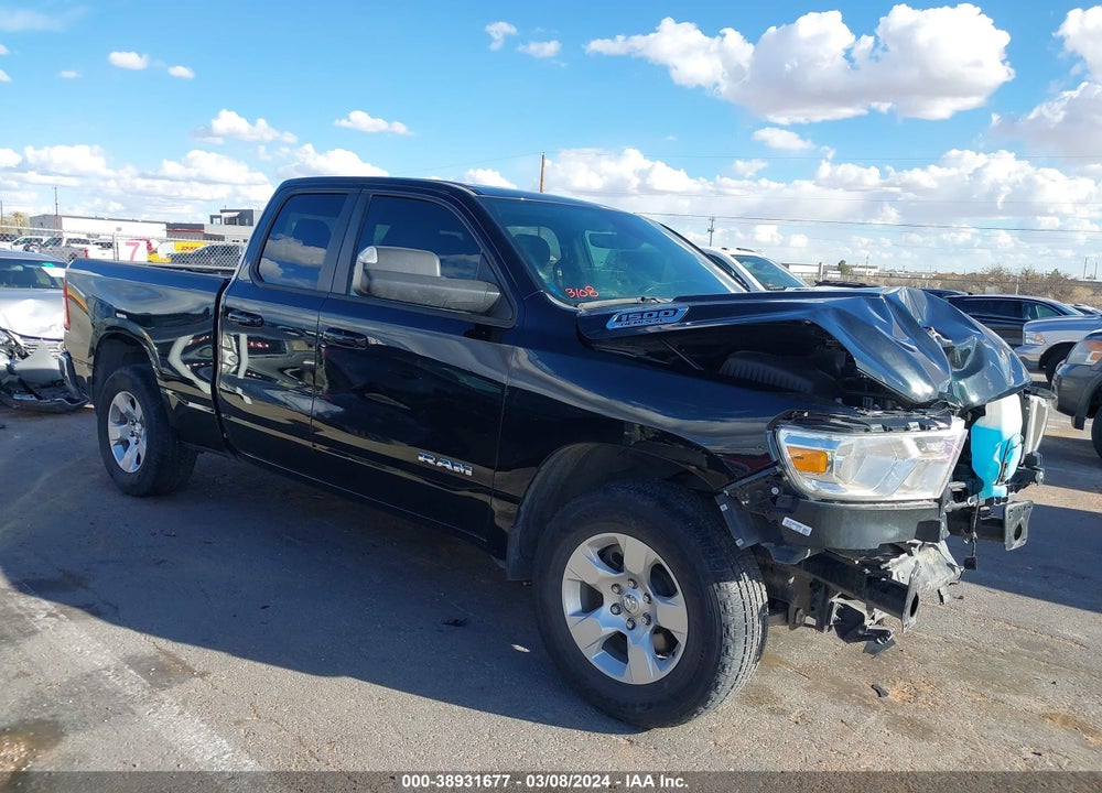 2022 RAM 1500 BIG HORN QUAD CAB 4X2 6'4 BOX VIN: 1C6RREBT4NN126848