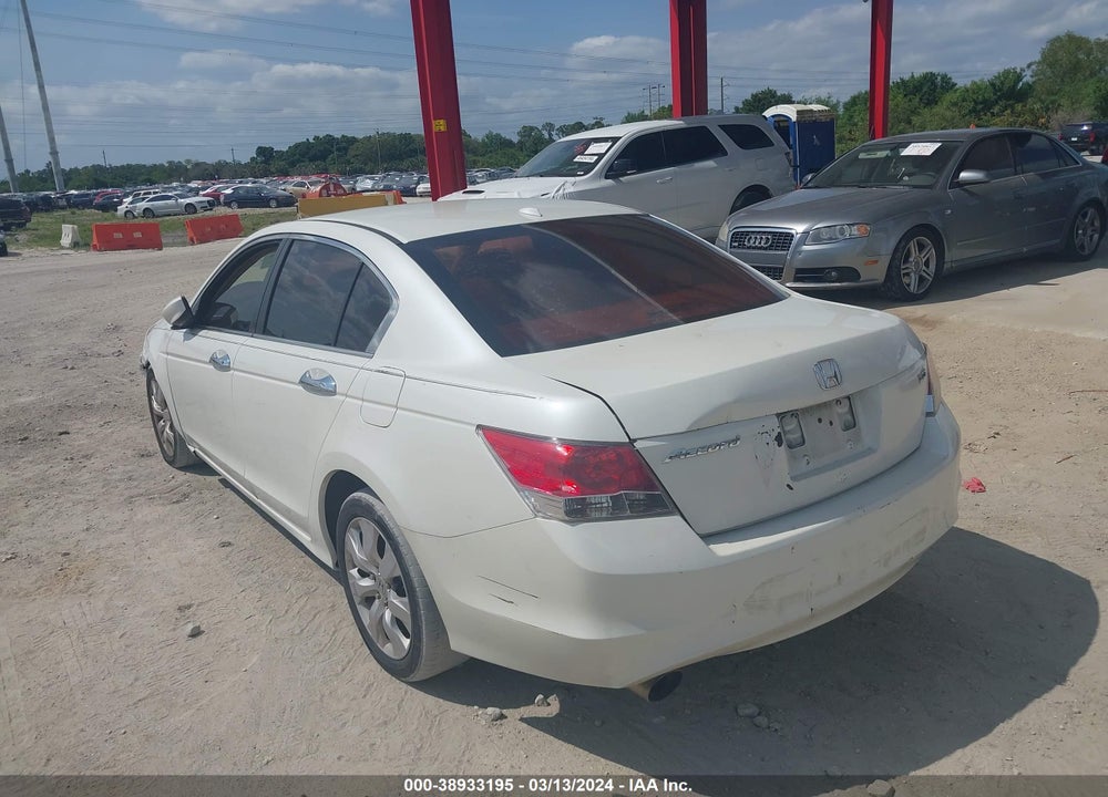 2008 HONDA ACCORD 3.5 EX-L VIN: 1HGCP368X8A076792