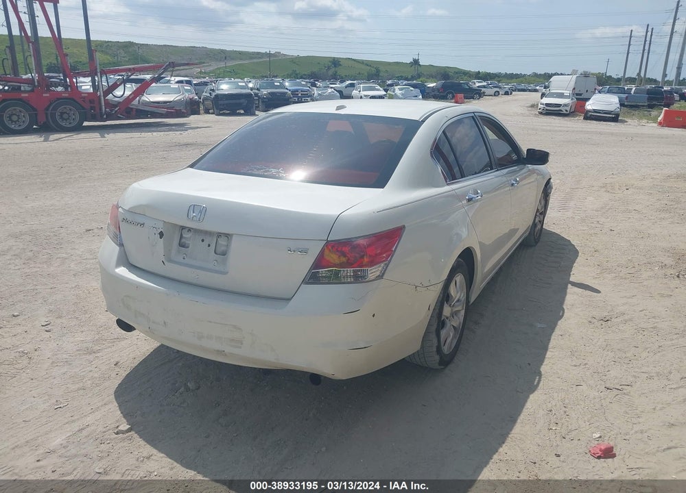 2008 HONDA ACCORD 3.5 EX-L VIN: 1HGCP368X8A076792