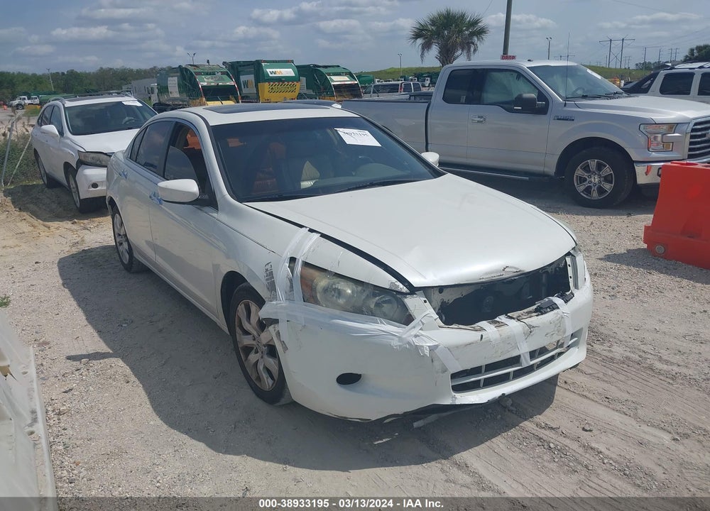 2008 HONDA ACCORD 3.5 EX-L VIN: 1HGCP368X8A076792