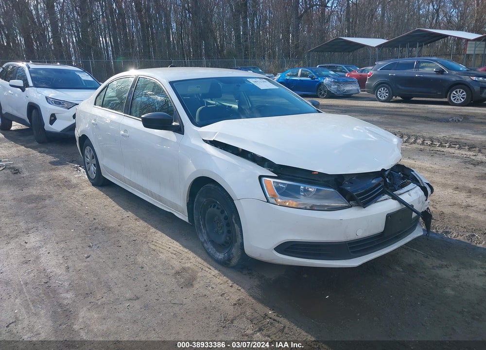 2014 VOLKSWAGEN JETTA 2.0L S VIN: 3VW2K7AJ2EM377420