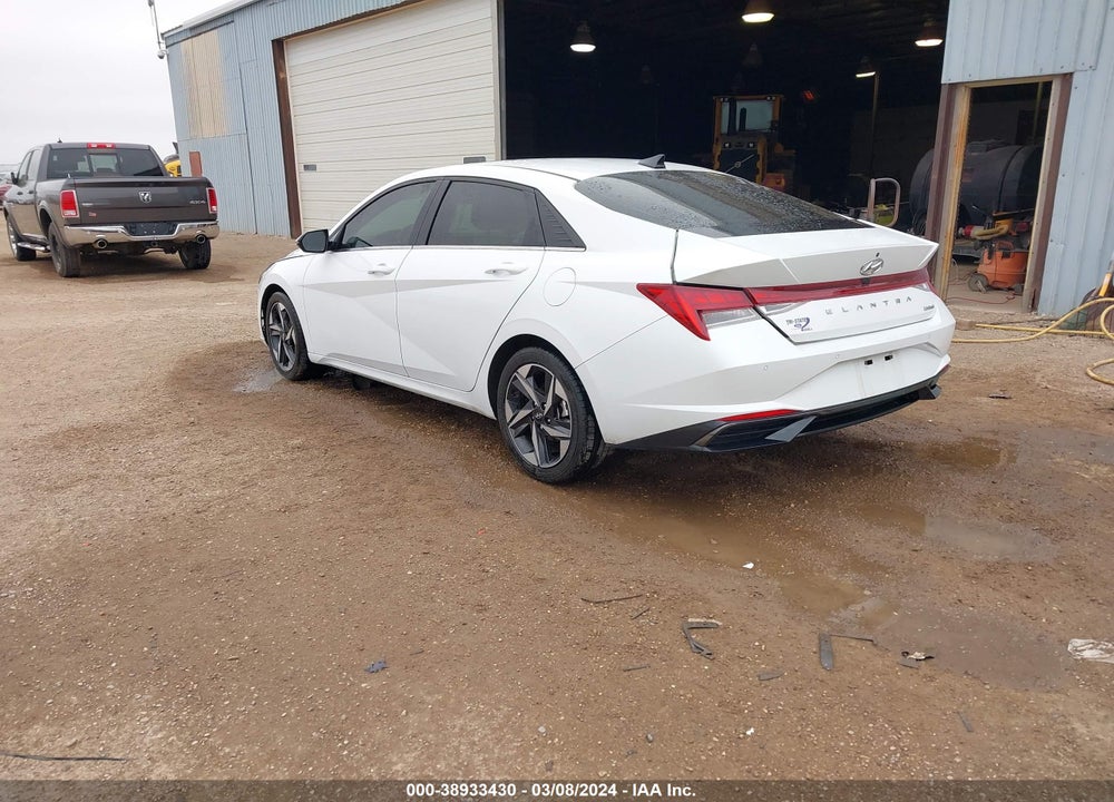 2021 HYUNDAI ELANTRA LIMITED VIN: 5NPLP4AG6MH005692