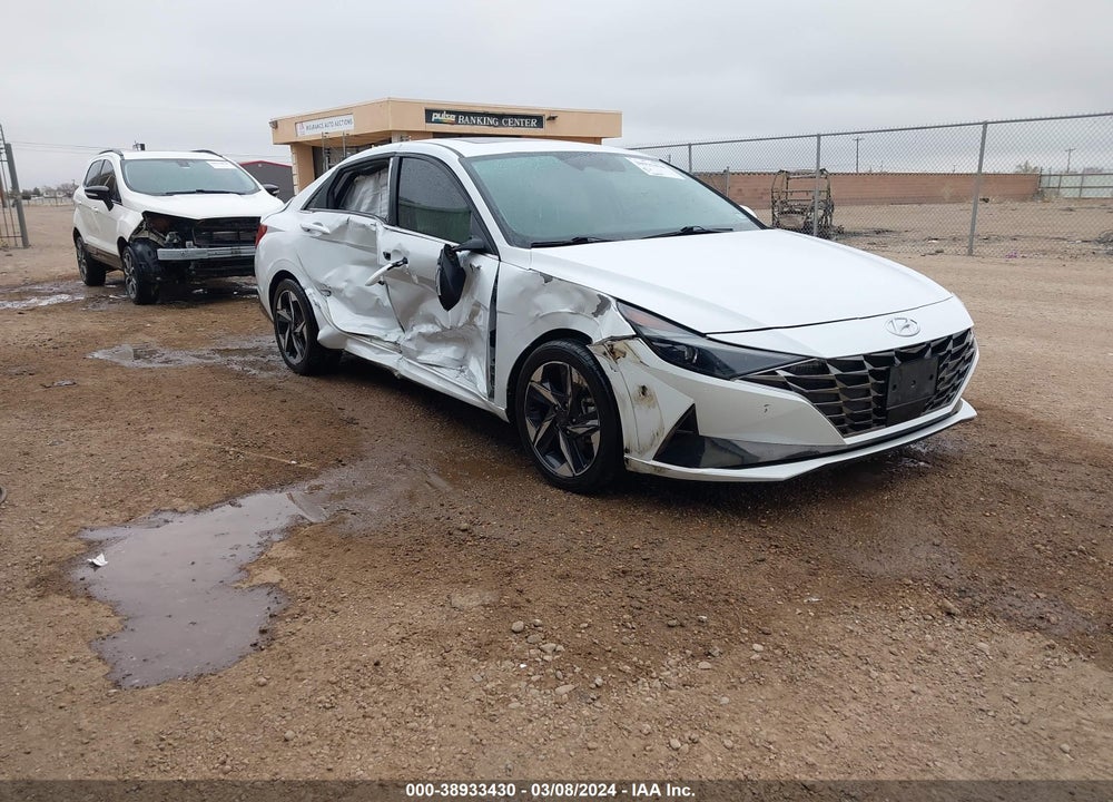 2021 HYUNDAI ELANTRA LIMITED VIN: 5NPLP4AG6MH005692