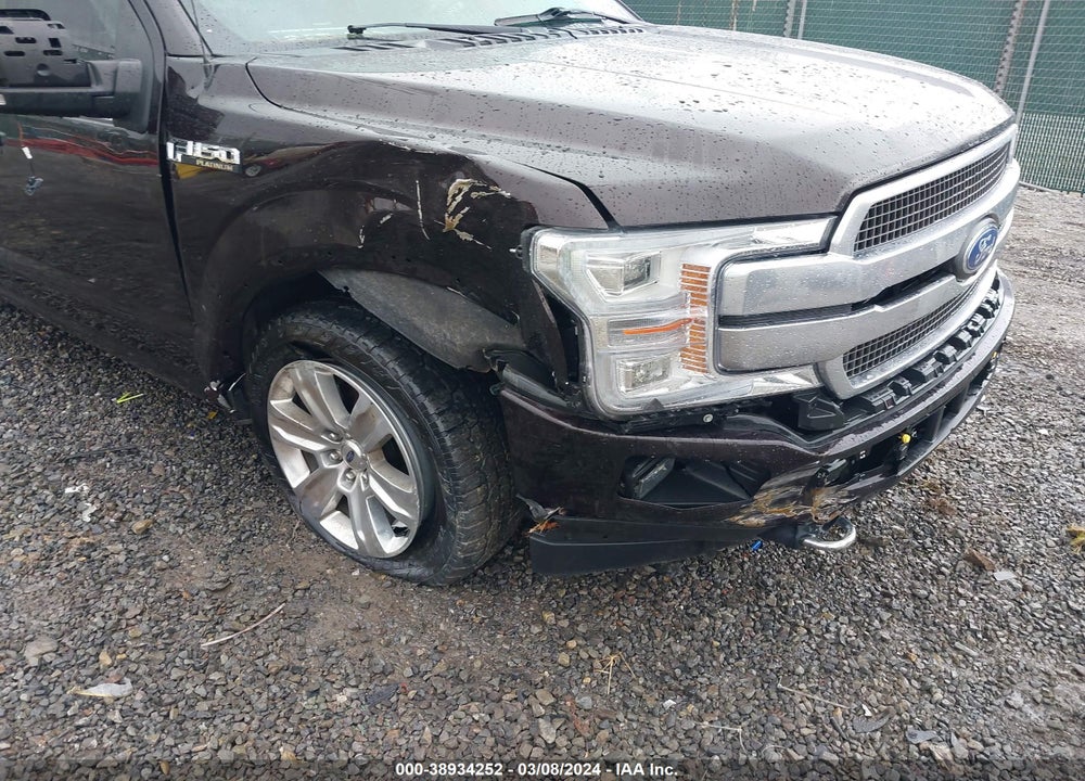 2020 FORD F-150 PLATINUM VIN: 1FTEW1E42LFA47358